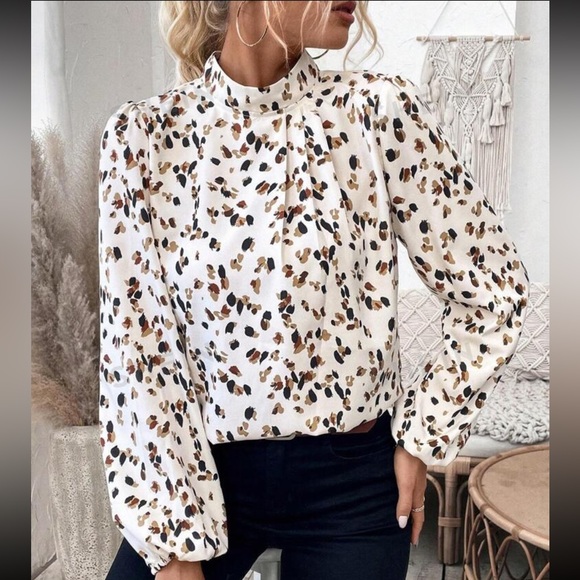 SHEIN Lune Elegant & Versatile Long Sleeve Shirt - Picture 3 of 4